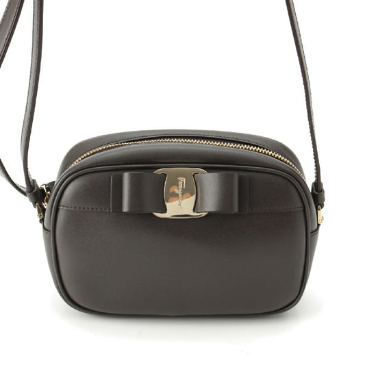 Salvatore Ferragamo Vara Ribbon Leather Crossbody Bag