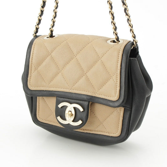 Chanel Lambskin Mini Matelasse Chain Shoulder Bag