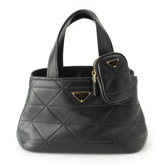 Prada Lambskin Quilted 2way Shoulder Handbag 1BG548