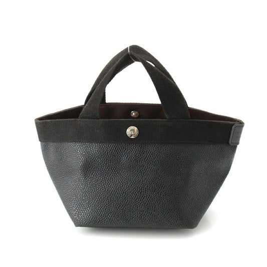 Herve Chapelier Canvas Leather Mini Tote Bag