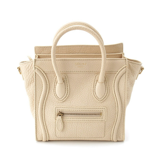 Celine Vintage Luggage Nano Shopper Handbag