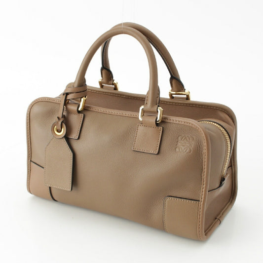 Loewe Amazona 28 Calf Leather Mink Handbag