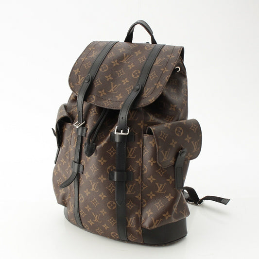 Louis Vuitton Monogram Macassar Christopher MM Backpack M43735