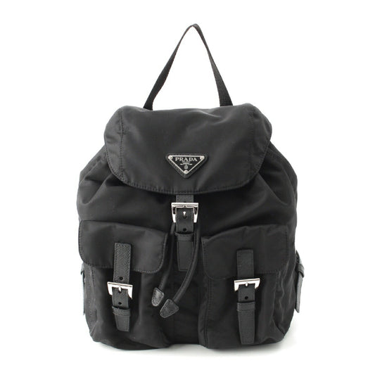 Prada Nylon Saffiano Small RFID Logo Backpack