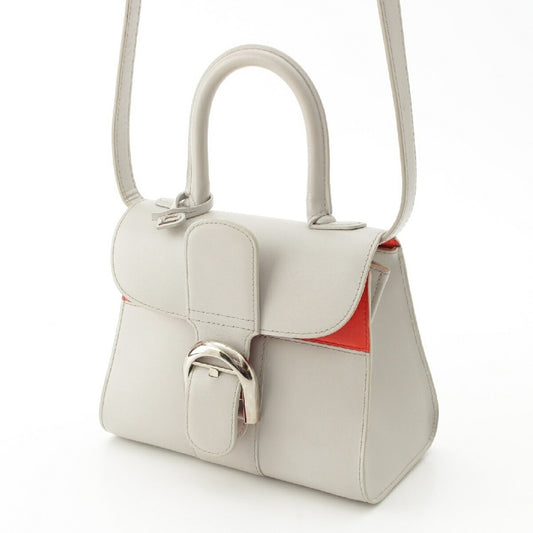 Delvaux Leather Mini Bicolor Shoulder Bag