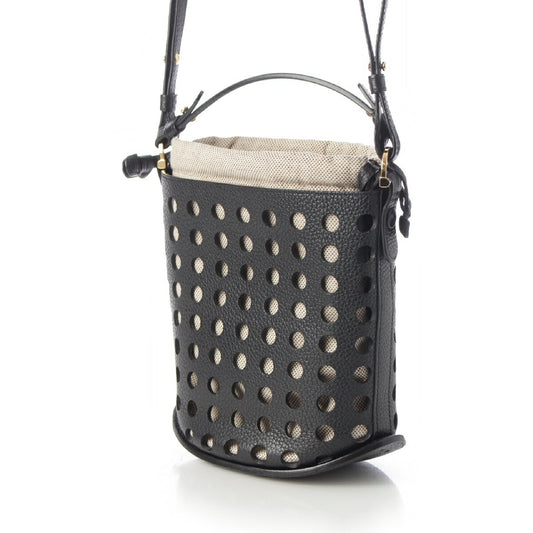 Delvaux Mini Airless Soft Grain Leather Bucket Bag