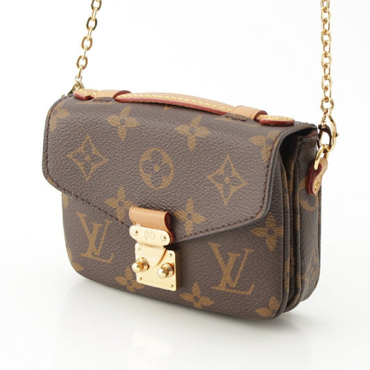 Louis Vuitton Monogram Canvas Micrometis Chain Shoulder Bag
