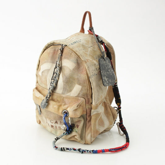 Chanel Graffiti Logo Backpack A92352