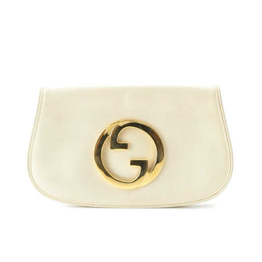 Gucci Blondie Leather Clutch Bag