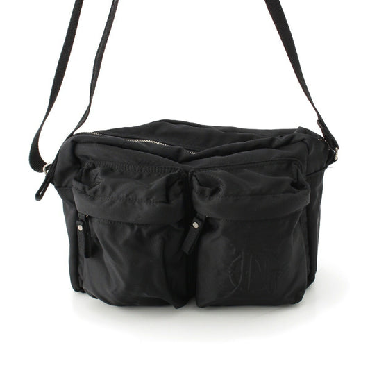 Jean-Paul Gaultier Nylon Logo Zip Shoulder Bag