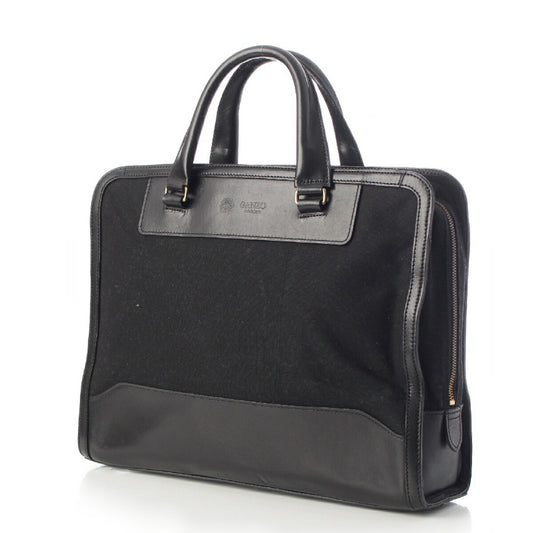GANZO Canvas Leather CB-1 Boston Briefcase