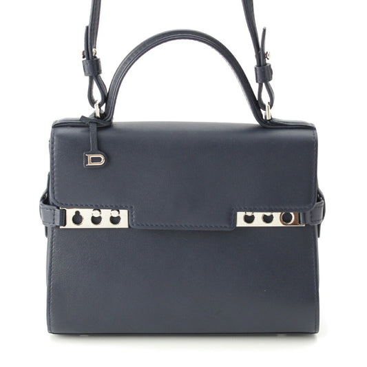 Delvaux Tempete Small Leather Shoulder Handbag