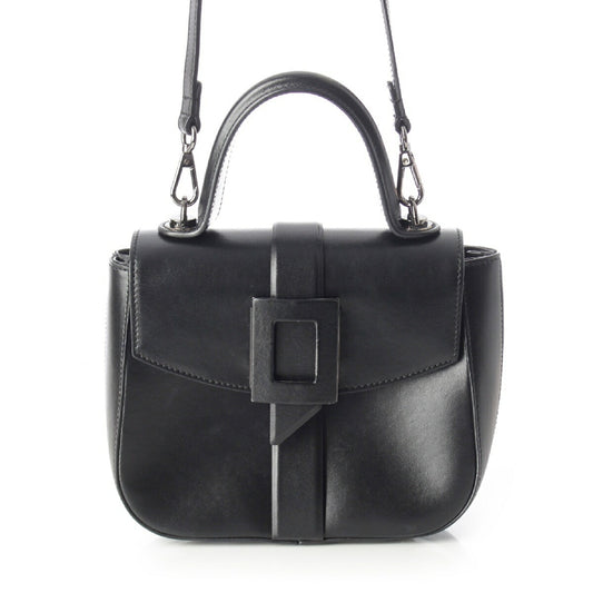 Roger Vivier Leather Buckle Flap Shoulder Bag