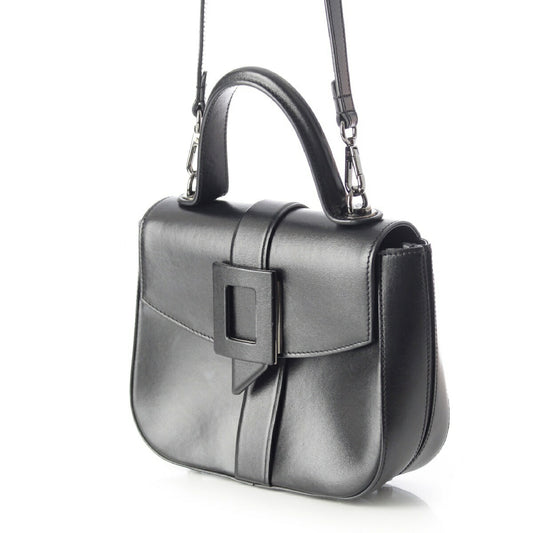 Roger Vivier Leather Buckle Flap Shoulder Bag