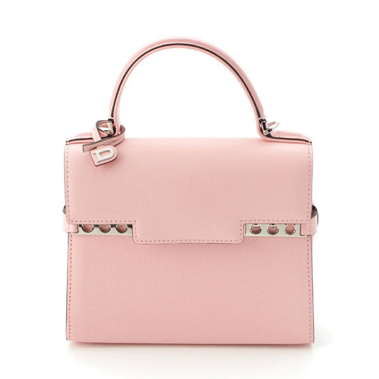 Delvaux Tempete Small 2WAY Shoulder Handbag Pink