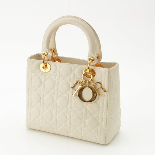 Christian Dior Lady Dior Leather Handbag