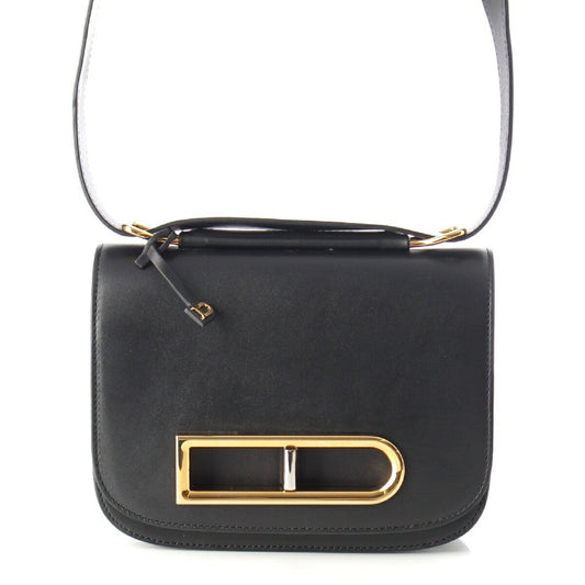 Delvaux Lango PM Shoulder Bag Black