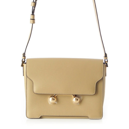 Marni Trunk Calf Leather Shoulder Bag