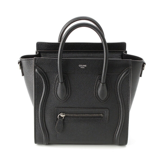 Celine Luggage Nano Shopper Black Handbag