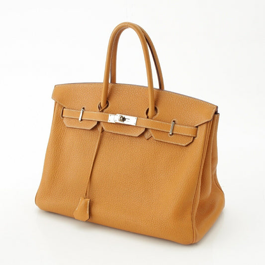 Hermes Birkin 35 Togo Handbag Beige