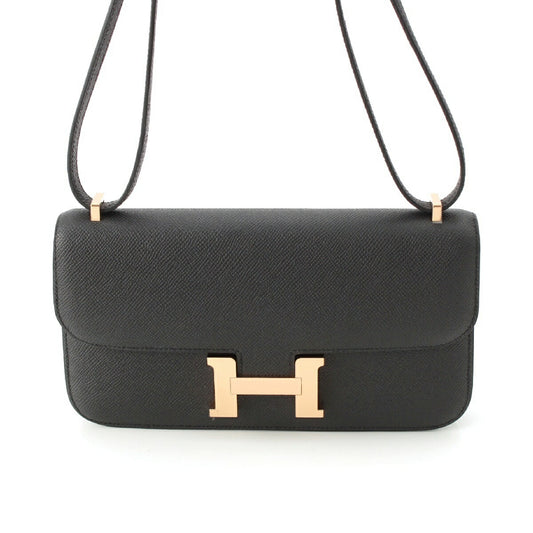 Hermes Constance Elan Miroir Shoulder Bag Black