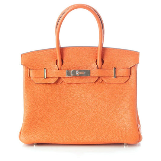 Hermes Birkin 30 Togo Handbag Orange