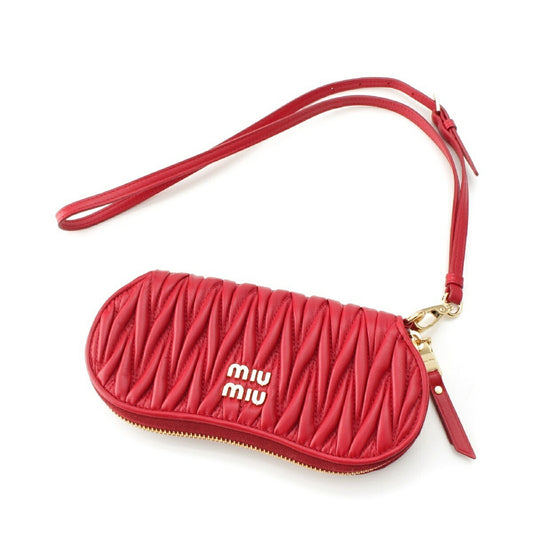 Miu Miu Matelassé Leather Clutch 5RA015