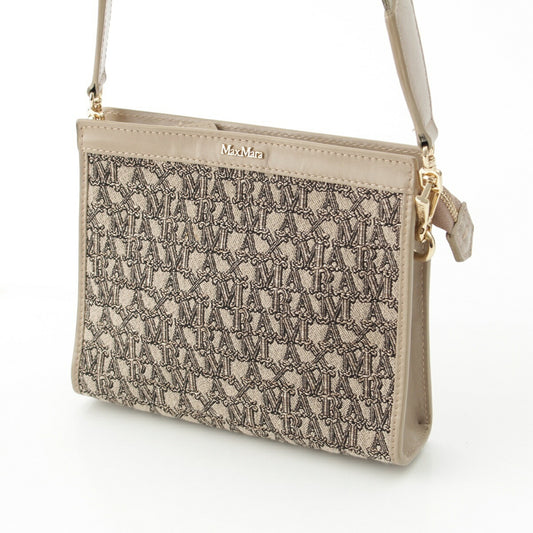 Max Mara Jacquard 2way Shoulder Clutch Bag
