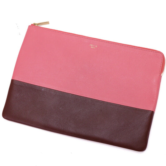 Celine Lambskin Clutch Bag Bicolor
