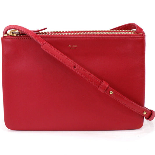 Celine Trio Small Calfskin Shoulder Bag