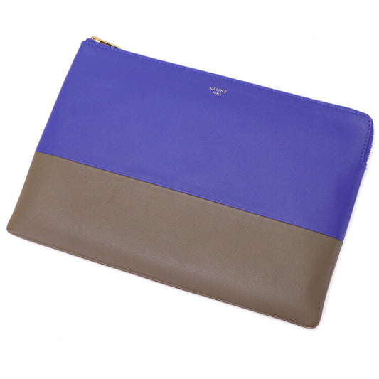 Celine Lambskin Clutch Bag Bicolor