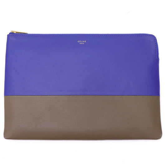 Celine Lambskin Clutch Bag Bicolor