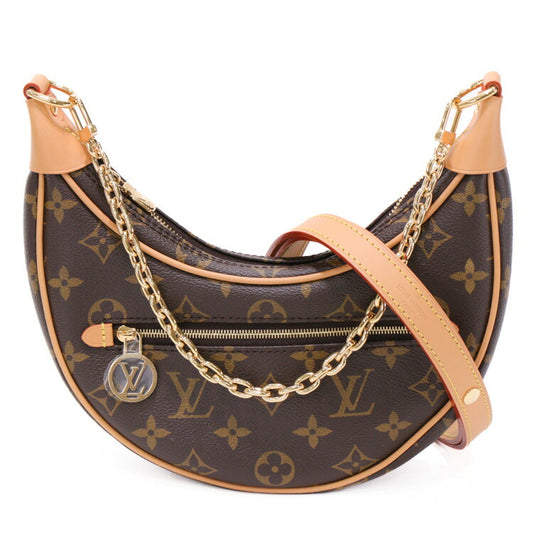 Louis Vuitton Monogram Canvas Leather Handbag M81098
