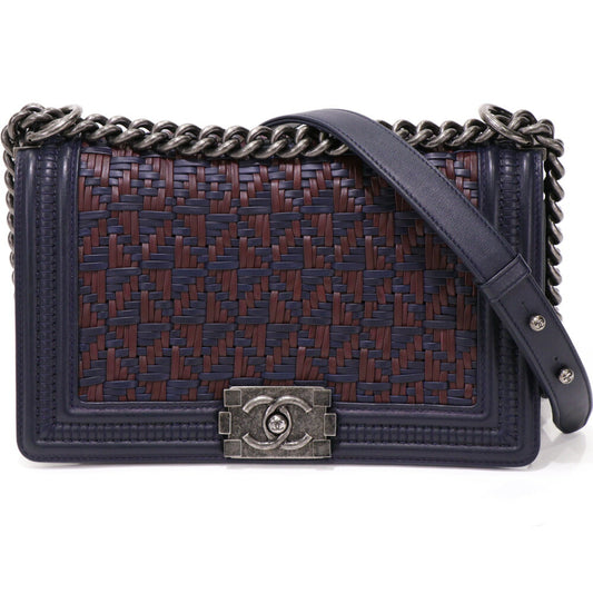 Chanel Boy Chain Shoulder Crossbody Bag A67086
