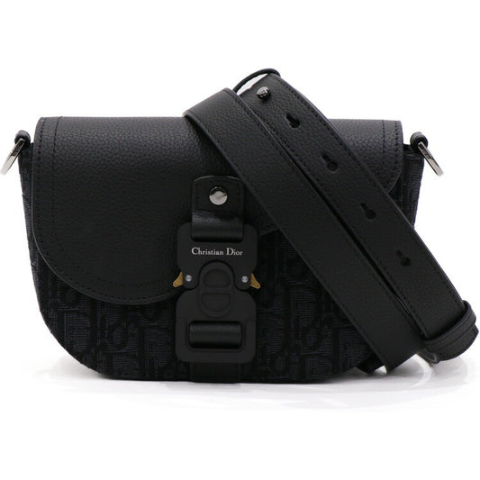 Dior Saddle Flap Messenger Bag Oblique Jacquard Calfskin