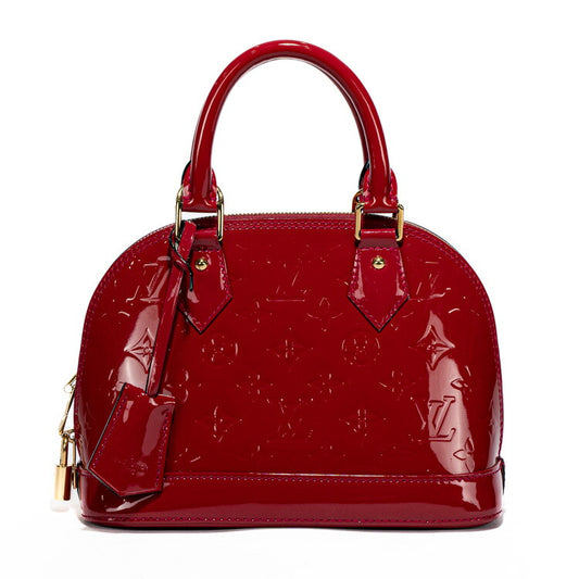 Louis Vuitton Alma BB Patent Leather Handbag
