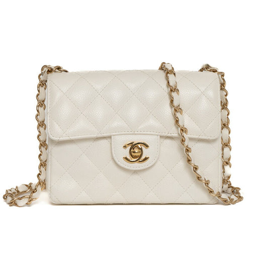 Chanel Mini Matelasse Caviar Skin Shoulder Bag