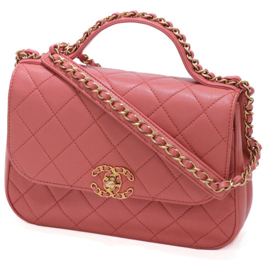 Chanel Coco Handle 2Way Handbag Pink