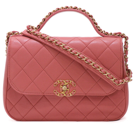 Chanel Coco Handle 2Way Handbag Pink