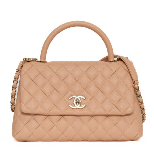 Chanel Caviar Skin Coco Handle Bag