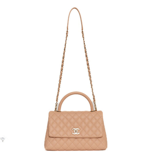 Chanel Caviar Skin Coco Handle Bag