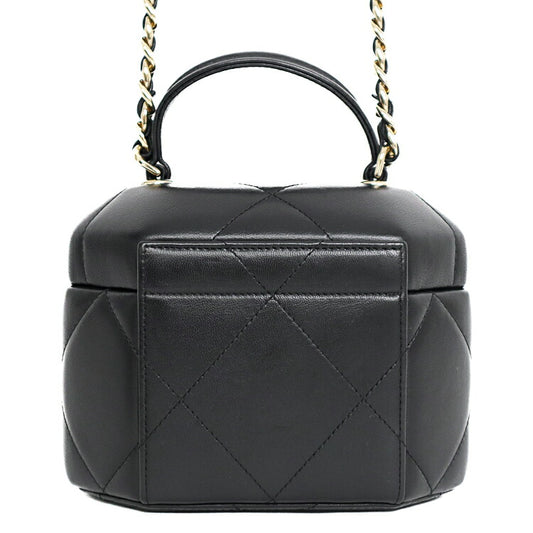 Chanel Lambskin Matelasse Vanity Bag Crossbody
