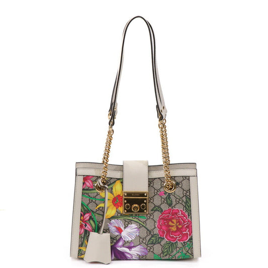 Gucci Flora Padlock GG Small Shoulder Bag