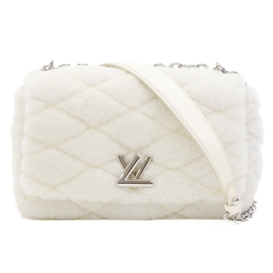 Louis Vuitton Shearling Fur Chain Crossbody Bag
