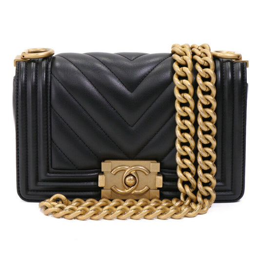 Chanel Boy Small Chain Shoulder Bag V Stitch