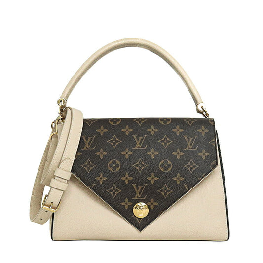 Louis Vuitton Double V Leather Monogram 2way Bag