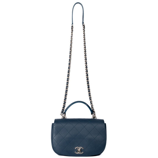 Chanel Matelasse Coco Mark Top Handle Bag