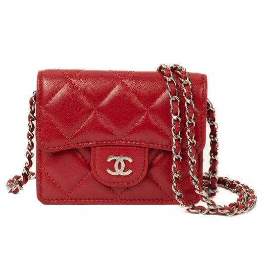 Chanel Lambskin Matelasse Chain Shoulder Bag