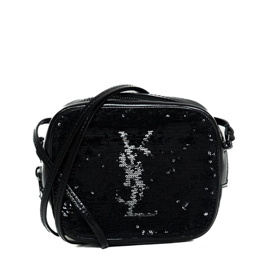 Yves Saint Laurent Sequin Monogram Mini Crossbody Bag