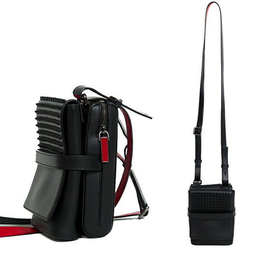 Christian Louboutin Leather Studded Crossbody Bag